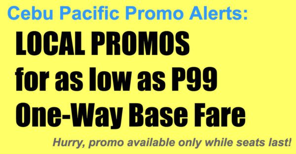 Cebu Pacific Local Promo Feb-Jul 2019