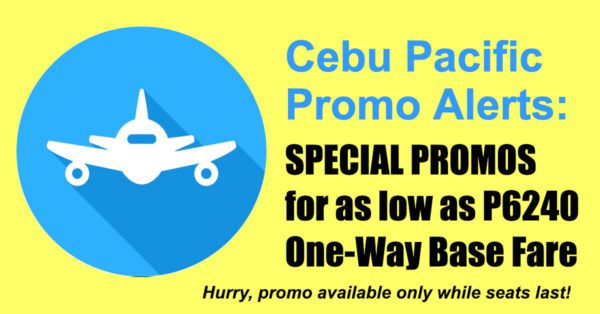 Cebu Pacific Promos Mar-Jul 2019