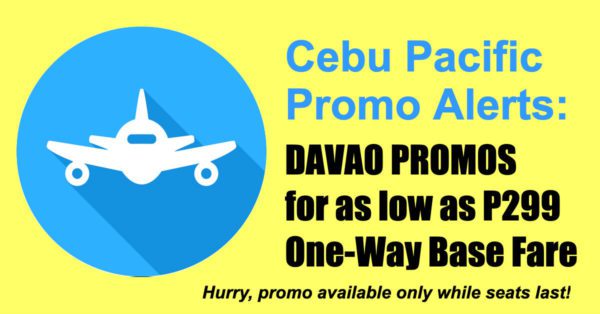 Cebu Pacific Promos Davao