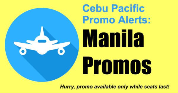 Cebu Pacific Manila Promos