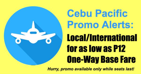 Cebu Pacific P12 Sale