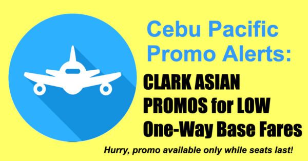 Cebu Pacific Promos Clark