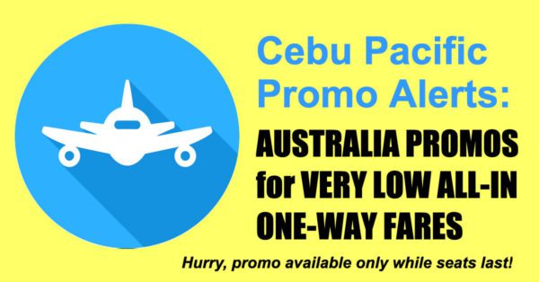 Cebu Pacific Promo Sydney
