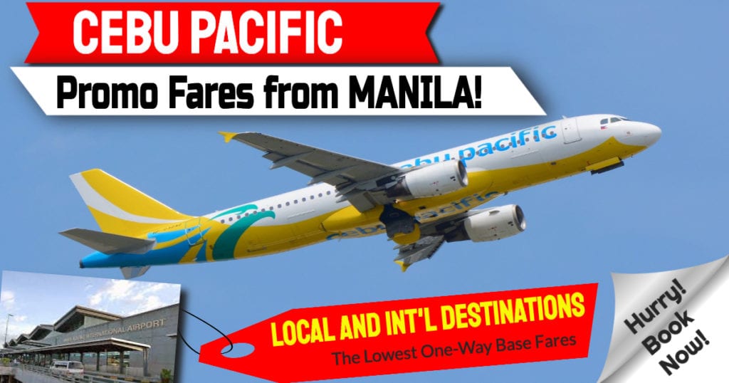 Domestic Cebu Pacific Destinations: From Manila
