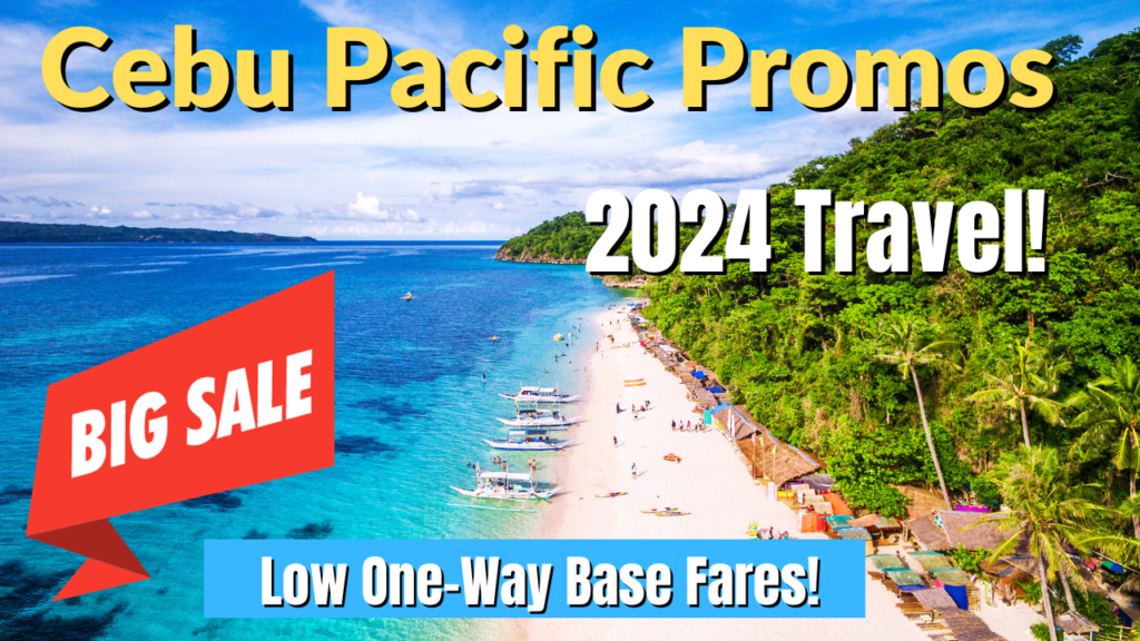 Cebu Pacific Promo and Seat Sales