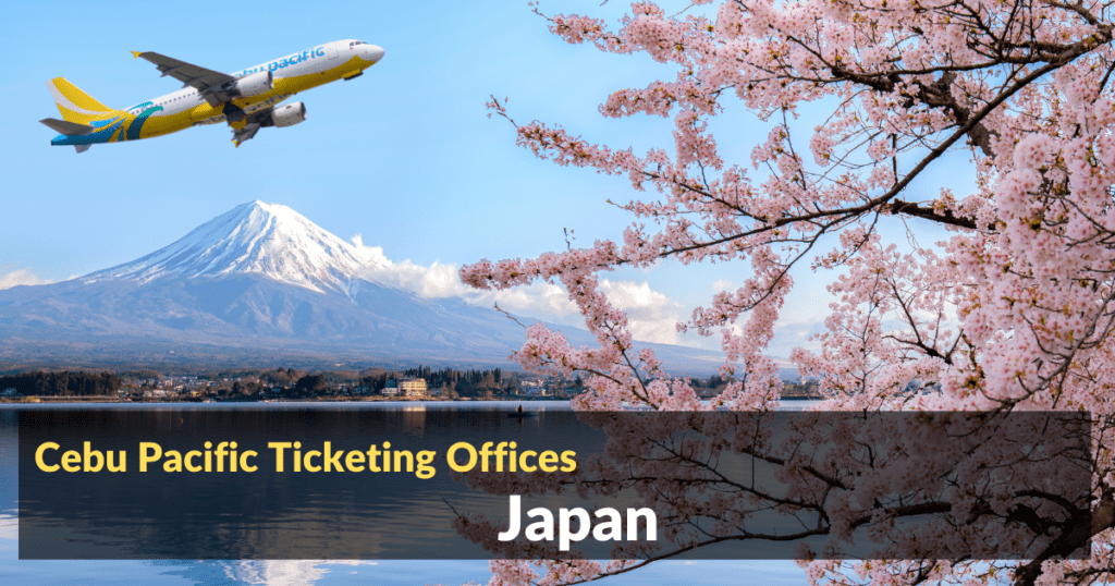 Cebu Pacific Ticket Offices Japan
