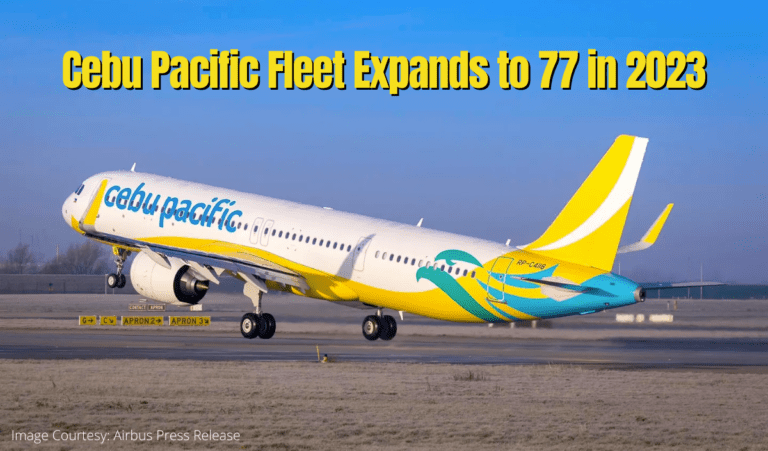 Cebu Pacific Fleet Size Expands to 77 in 2023