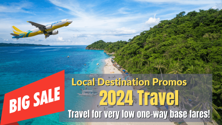 Cebu Pacific Promo Sale for Local Destinations for as Low as P199 One Way Base Fare