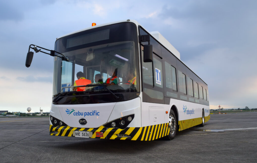 Cebu Pacific Goes Green with Electric NAIA Buses