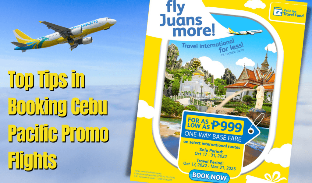 Top Tips in Booking Cebu Pacific Promo Flights