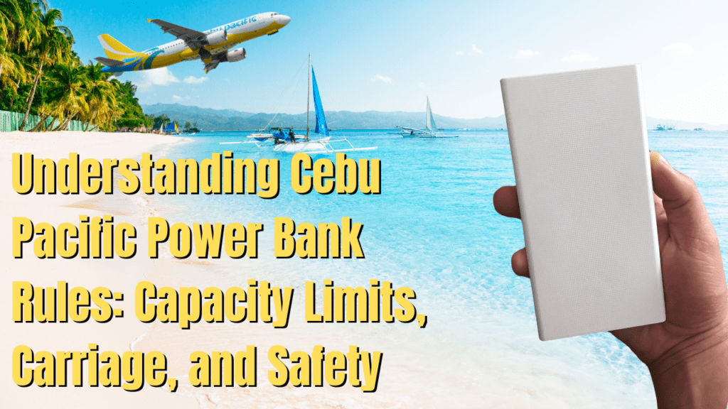 Understanding Cebu Pacific Power Bank Rules: Capacity Limits, Carriage, and Safety