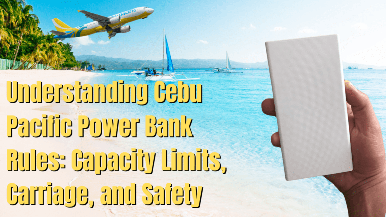 Understanding Cebu Pacific Power Bank Rules: Capacity Limits, Carriage, and Safety