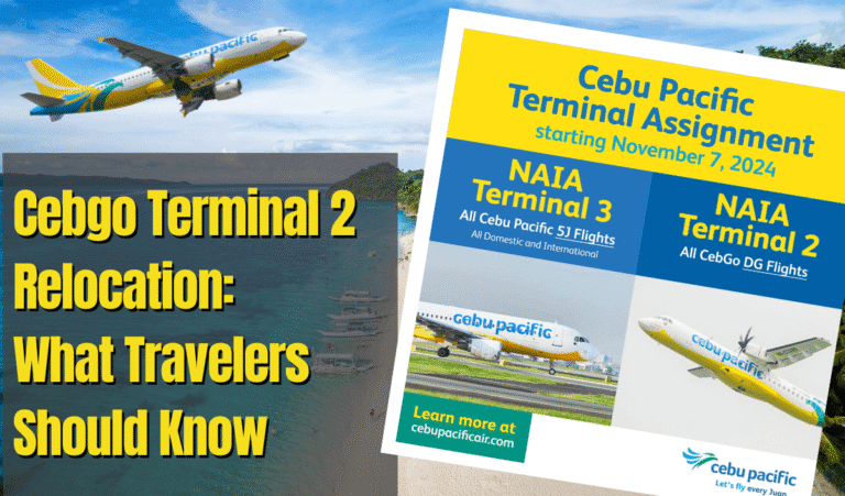 Cebgo Terminal 2 Relocation: What Travelers Should Know